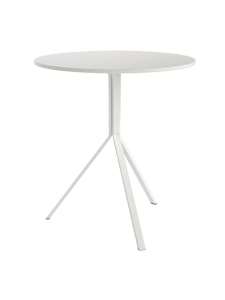 Mesa Jónico redonda blanca