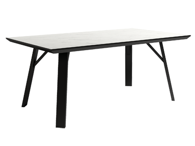 Mesa de comedor Baltic Negro-Carrara