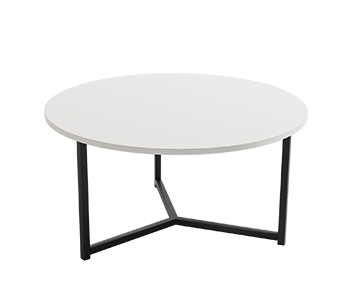 Mesa PACÍFICO Ø80 soul blanco