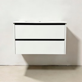 MUEBLE BAÑO 2C-80CM FUSION FAMILY TECH BLANCO BRILLO (lavabo no incluido)