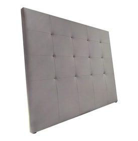 CABECERO MATRIMONIO 160CM MOD.LIAM TAP.PU GRIS miniatura 4