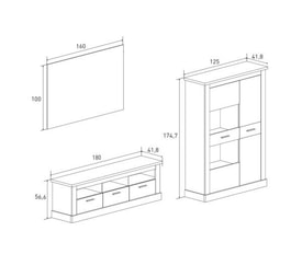 Composicion Apilable 305CM Chellen Ambiente 5 Cañon miniatura 4