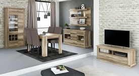 SALON COMPLETO S/SILLAS MOD.CHELLEN AMBIENTE 8A CAÑON