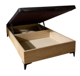 Canape 105X190 T/3d Negra Rumbera Rumbero Roble Aurora miniatura 4