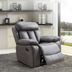 SOFA 1P RELAX TAP.JADE MOD.MADRID 2 MARENGO miniatura 2