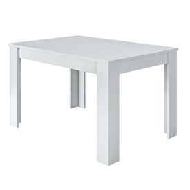 Mesa de comedor extensible Kendra Blanco Brillo miniatura 5