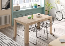PRACTICO Mesa de comedor 90x140-190 EXTENSIBLE miniatura 5