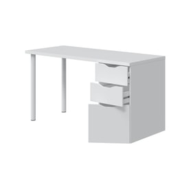 SANSA Mesa despacho (reversible) BLANCO ARTIK miniatura 2
