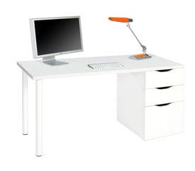 SANSA Mesa despacho (reversible) BLANCO ARTIK miniatura 8