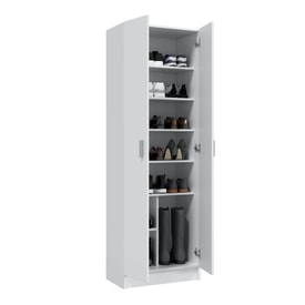 Armario multiusos 2 puertas con estantes