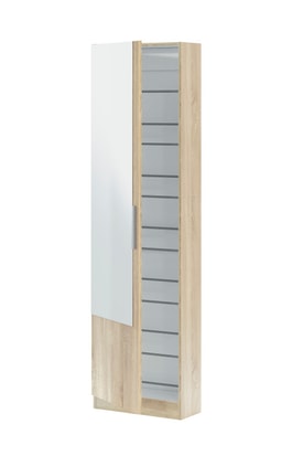 GUSTO Zapatero 1puerta + espejo (6 alturas-12varillas) miniatura 2