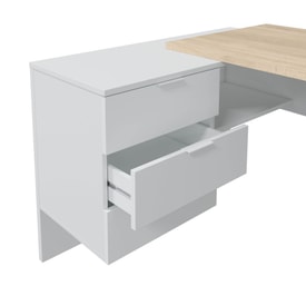 Mesa despacho con buc reversible STYLE miniatura 3