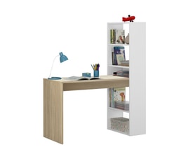 Mesa escritorio DUPLO con estantería miniatura 2