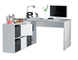OFFICE Mesa escritorio con buc miniatura 4