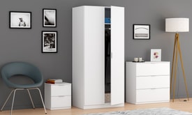 Armario 2 puertas Blanco