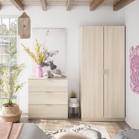 Armario 2 puertas Low Cost Roble miniatura 5