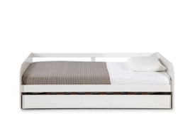 CAMA NIDO REDONA 90CM BLANCO C/SMA miniatura 9