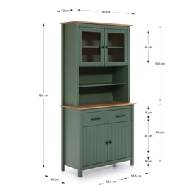 BUFFET MIRANDA 2PCR2P2C VERDE 5615/CERA miniatura 3