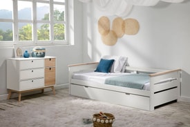 CAMA NIDO ELISA-3 90CM BLANCO/CERA BLANCA C/SMA miniatura 10