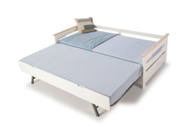 CAMA NIDO ELISA-3 90CM BLANCO/CERA BLANCA C/SMA miniatura 16