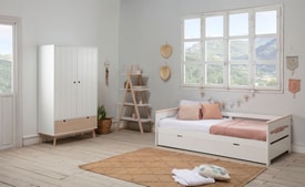 CAMA NIDO ELISA-3 90CM BLANCO/CERA BLANCA C/SMA miniatura 4