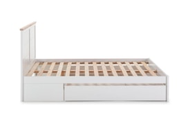 CAMA 135/140 GABI C/CAJON BLANCO/CERA BLANCA C/SM miniatura 13