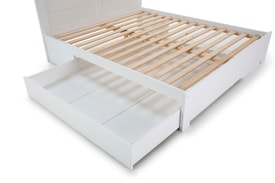 CAMA 135/140 GABI C/CAJON BLANCO/CERA BLANCA C/SM miniatura 7
