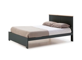 CAMA AKIRA 160X200 GRIS ANT/CERA BLANCA C/SM miniatura 5