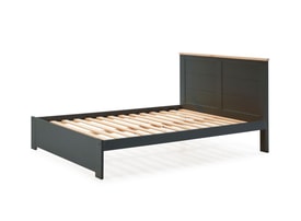CAMA AKIRA 160X200 GRIS ANT/CERA BLANCA C/SM miniatura 6
