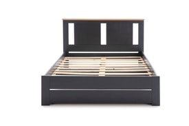 CAMA ENARA 140X190 ANTRACITA/ROBLE C/SM miniatura 4