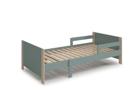 CAMA EVOLUTIVA WILLI 90X140+90X50 VERDE PETROL/CER miniatura 12