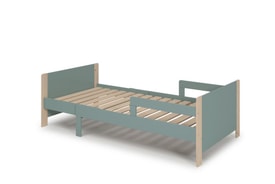 CAMA EVOLUTIVA WILLI 90X140+90X50 VERDE PETROL/CER miniatura 7