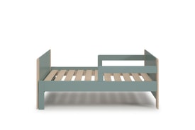 CAMA EVOLUTIVA WILLI 90X140+90X50 VERDE PETROL/CER miniatura 8