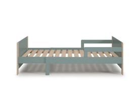 CAMA EVOLUTIVA WILLI 90X140+90X50 VERDE PETROL/CER miniatura 9