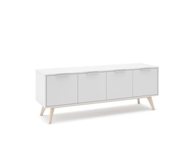 MUEBLE TV CAMPUS 4P BLANCO/CERA BLANCA