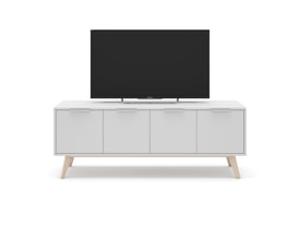MUEBLE TV CAMPUS 4P BLANCO/CERA BLANCA miniatura 6