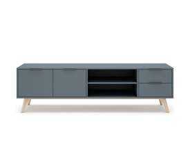 MUEBLE TV PISCO 2P2C2H VERDE KAKI 444C/CERA BLANCA miniatura 7