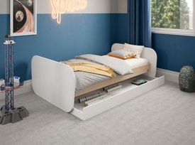 BICAMA ESTEBAN 200/190X90 BLANCO/CERA BLANCA C/SM miniatura 2
