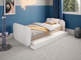 BICAMA ESTEBAN 200/190X90 BLANCO/CERA BLANCA C/SM miniatura 3
