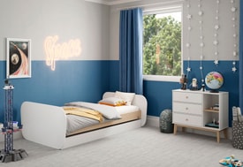BICAMA ESTEBAN 200/190X90 BLANCO/CERA BLANCA C/SM miniatura 4