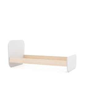 CAMA 0.90 ESTEBAN BLANCO/CERA BLANCA C/SM