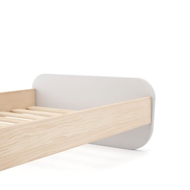 CAMA 0.90 ESTEBAN BLANCO/CERA BLANCA C/SM miniatura 4