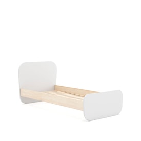 CAMA 0.90 ESTEBAN BLANCO/CERA BLANCA C/SM miniatura 7