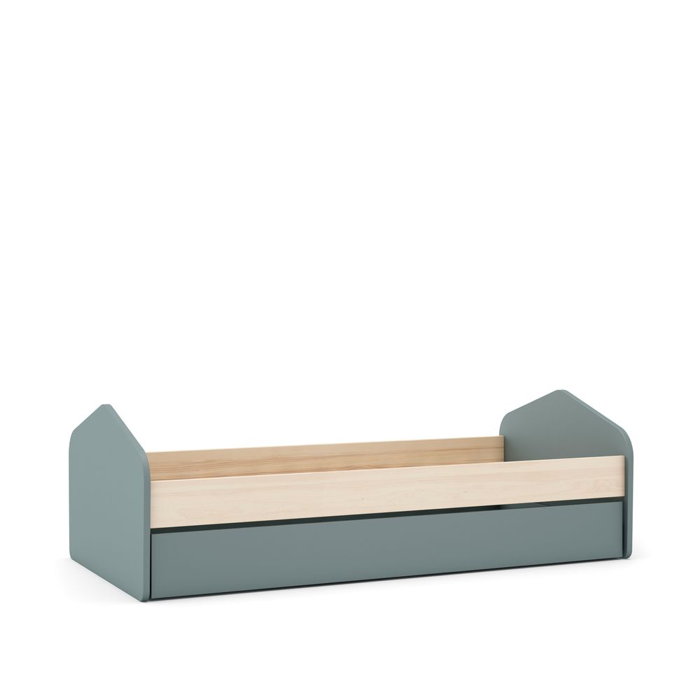 Bicama Estefania 200/190x90 Verde Kaki y Cera