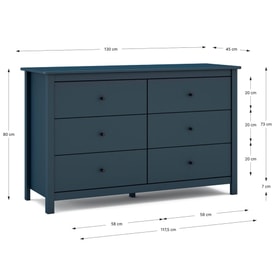 COMODA MISTI 6C AZUL 7546 miniatura 3