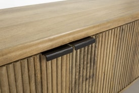 MUEBLE TV MUNDRA 4P MADERA MANGO PATA METAL miniatura 6