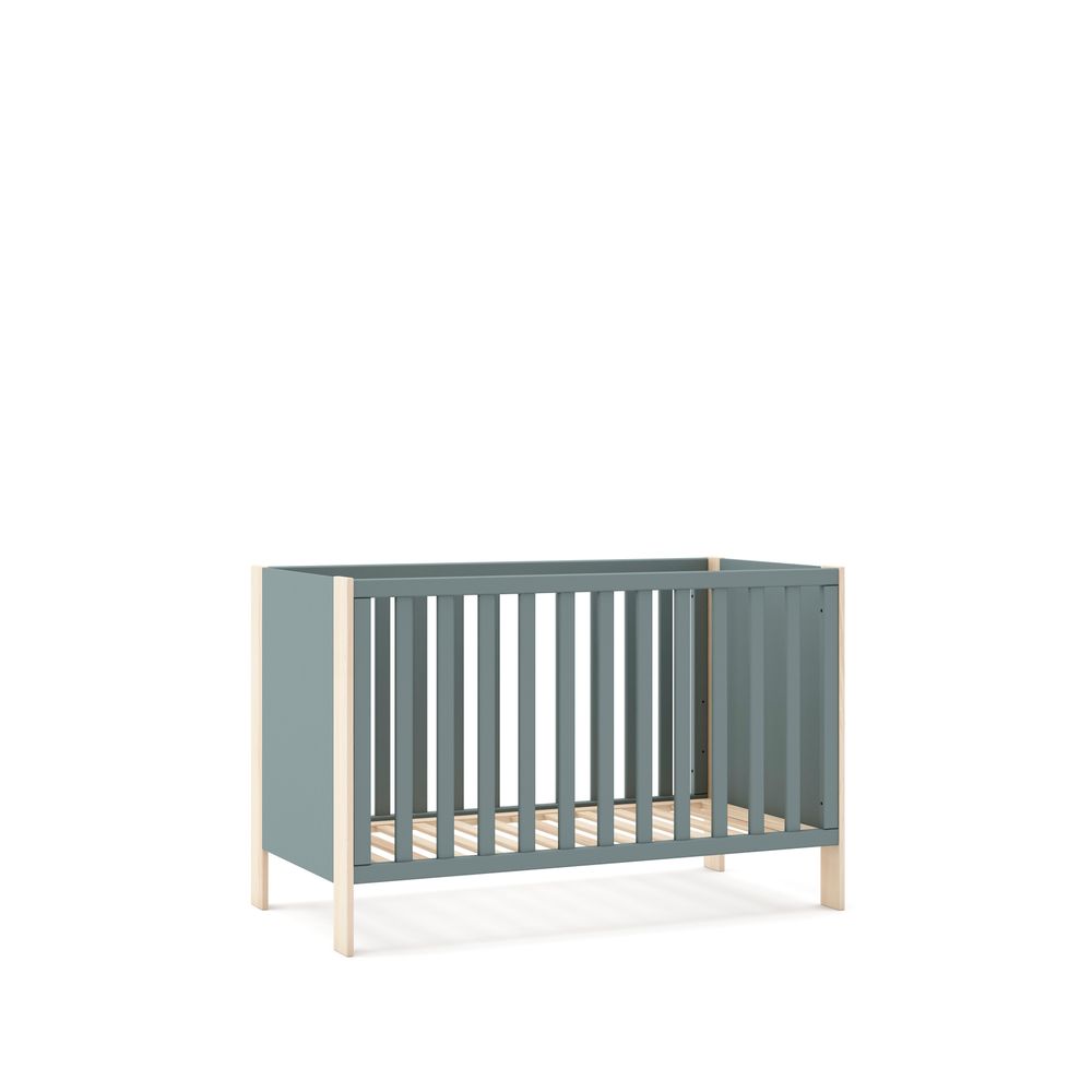 CUNA ESTEBAN 120X60 VERDE KAKI 444C/CERA BLANCA