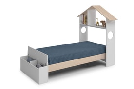 CAMA 0.90 ODESSA BLANCO/CERA BLANCA miniatura 10