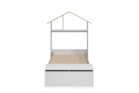 CAMA 0.90 ODESSA BLANCO/CERA BLANCA miniatura 7