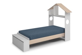 CAMA 0.90 ODESSA BLANCO/CERA BLANCA miniatura 9